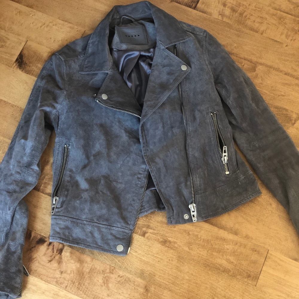 BlankNYC suede Moto jacket